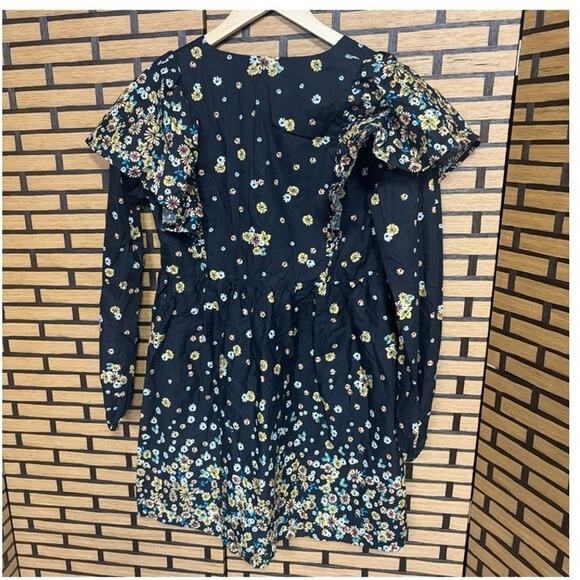 Lost + Wander Black Floral Dress Size XS - Picture 2 of 7
